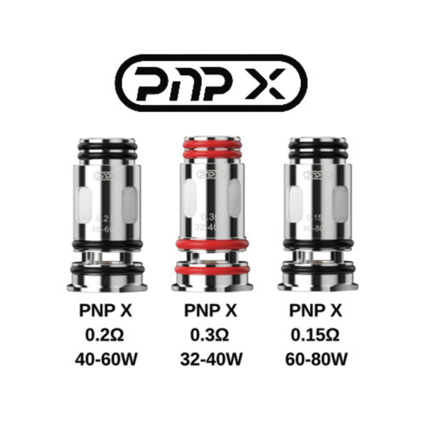 Voopoo PNP X Replacement Coil (0.15ohm/0.2ohm/0.3ohm) - Single Voopoo PNP X Replacement Coil (0.15ohm/0.2ohm/0.3ohm) - Single